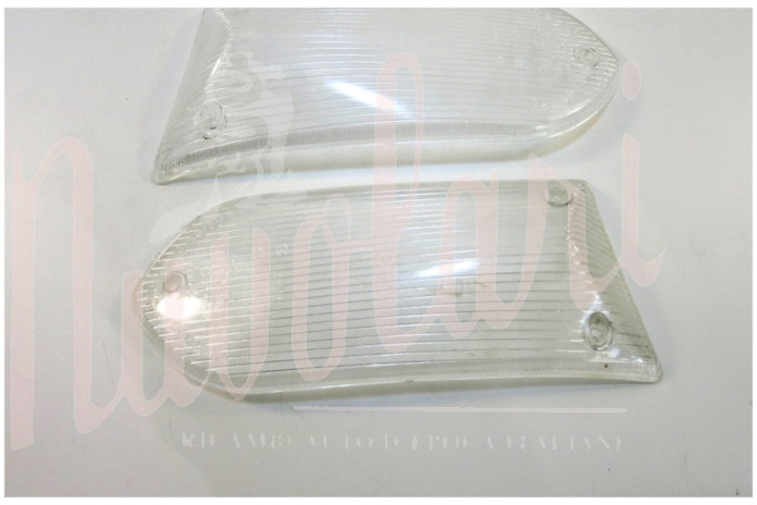 COPPIA LENTI FANALINI ANTERIORI CARELLO BIANCHI