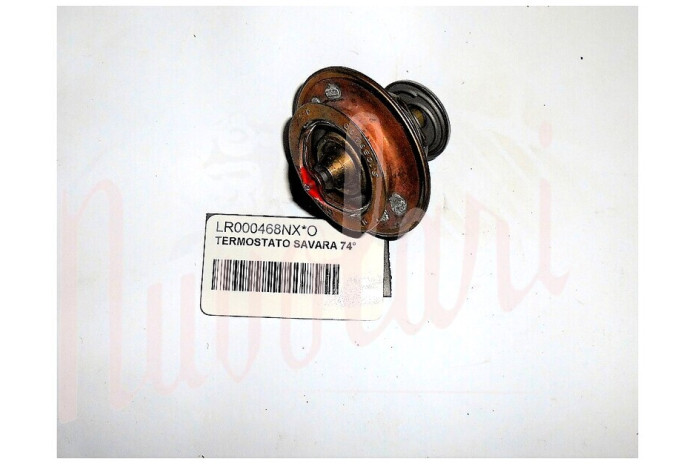 TERMOSTATO SAVARA D/54mm 74°(BOLLINO ROSSO CON VALVOLA SPURGO)