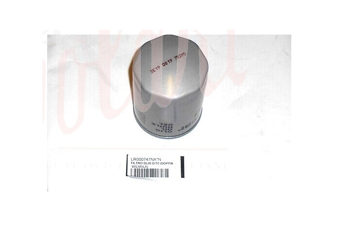 FILTRO OLIO D/78 (DOPPIA VALVOLA)