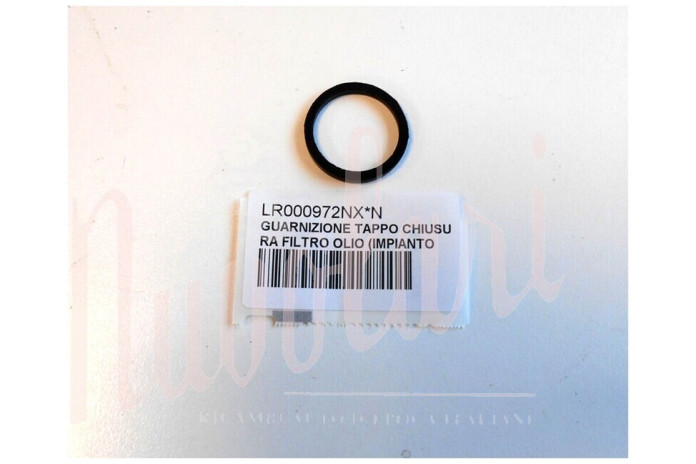 GUARNIZIONE TAPPO CHIUSURA FILTRO OLIO (IMPIANTO FISPA)