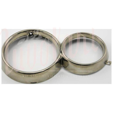 CORNICE FARO ESTERNA DOPPIO FARO INOX
