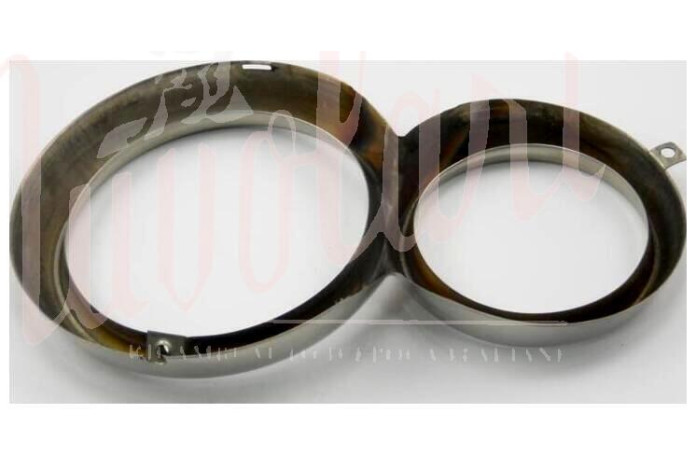 CORNICE FARO ESTERNA DOPPIO FARO INOX