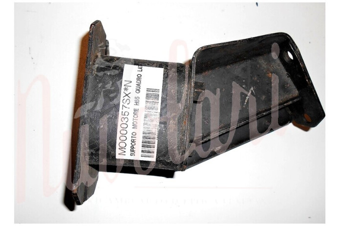 SUPPORTO MOTORE H65 LATO SCARICO CON STAFFA ALTA