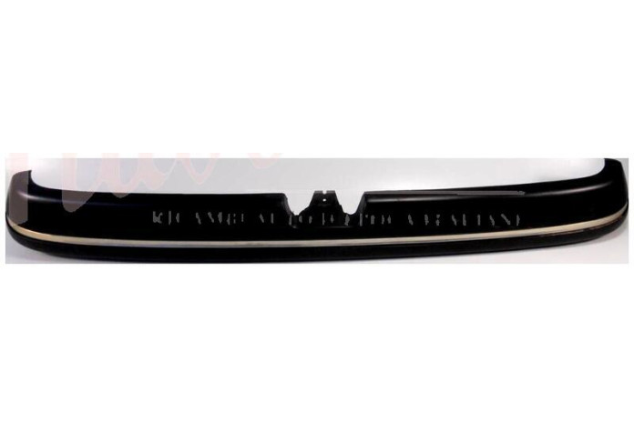 PARAURTI POSTERIORE C/RETRONEBBIA PLASTICA PESANTE