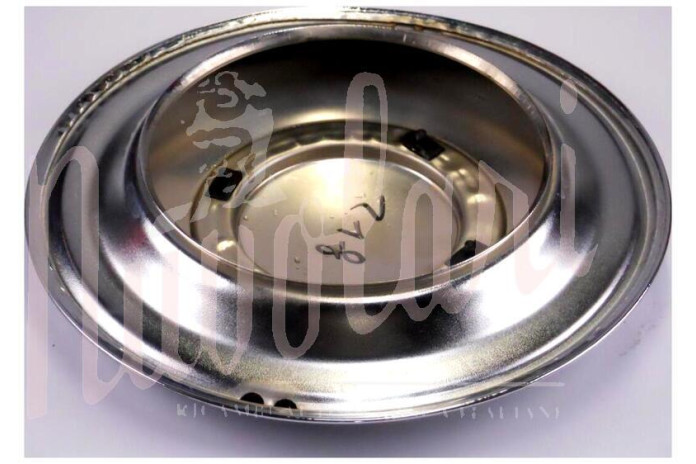 COPPA RUOTA CROMATA ATTACCO A MOLLA