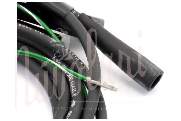 SERIE CAVI CANDELE NERISILIC BOBINA LUNGO Cm 85