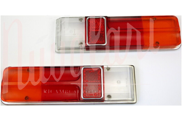 COPPIA LENTI FAN POS CARELLO C/RETRO BORDO CROMATO
