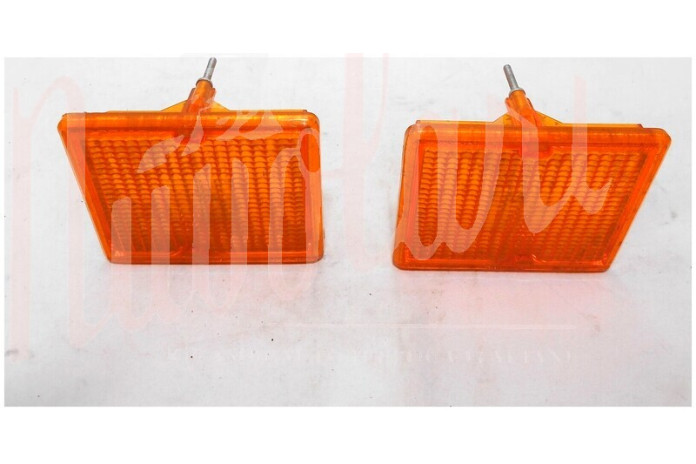 COPPIA LENTE FRECCIA FAN POST CARELLO ARANCIO