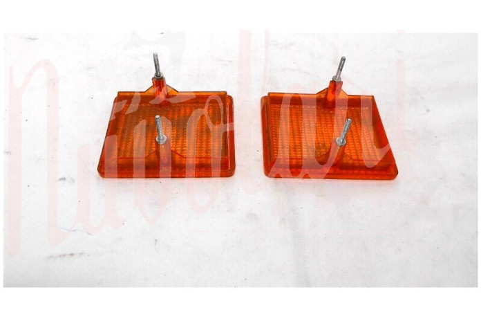 COPPIA LENTE FRECCIA FAN POST CARELLO ARANCIO