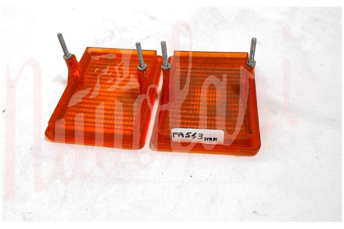 COPPIA LENTE FRECCIA FAN POST CARELLO ARANCIO