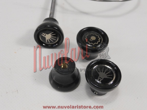 SERIE POMELLI CRUSCOTTO ARGENTO / SILVER SERIES KNOBS DASHBOARD-1