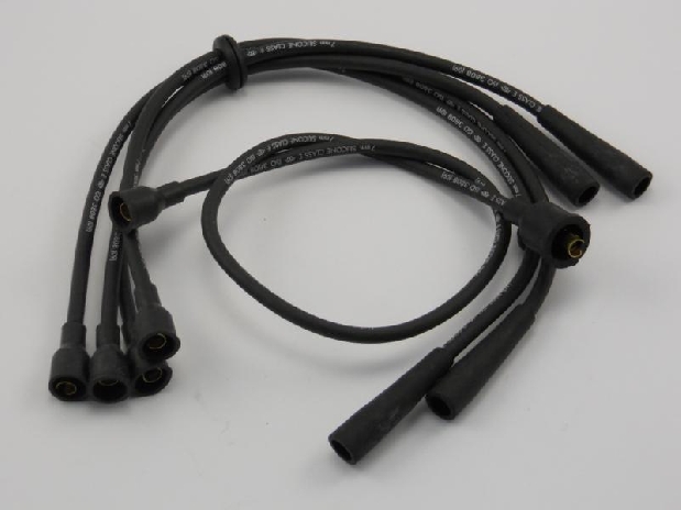 SERIE CAVI CANDELE NERISILICONE BOBINA CORTA PER LANCIA BETA MONTECARLO 2000 