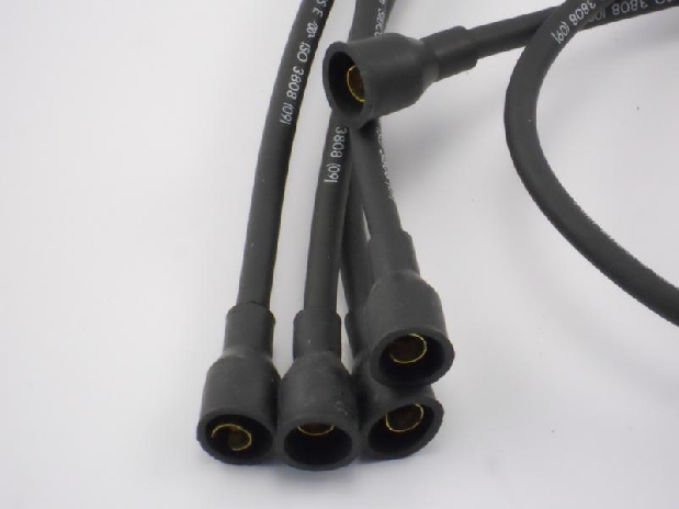 SERIE CAVI CANDELE NERISILICONE BOBINA CORTA PER LANCIA BETA MONTECARLO 2000 -0