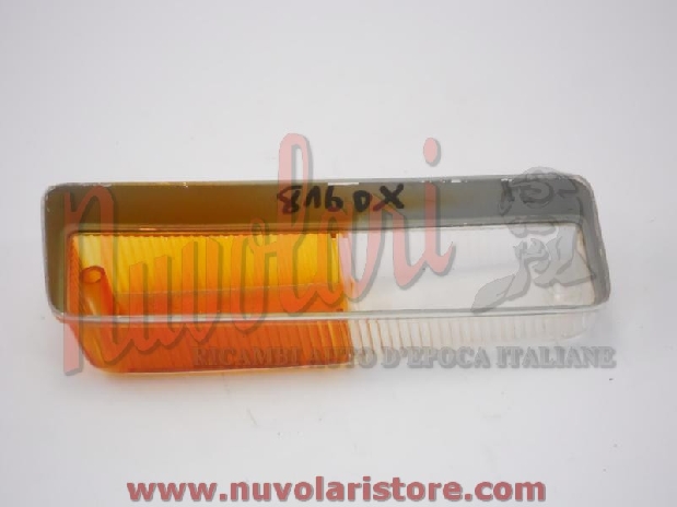 2 LENTI ANTERIORI ALTISSIMO BIANCO ARANCIO PER ALFA ROMEO GIULIA 1600 S -1
