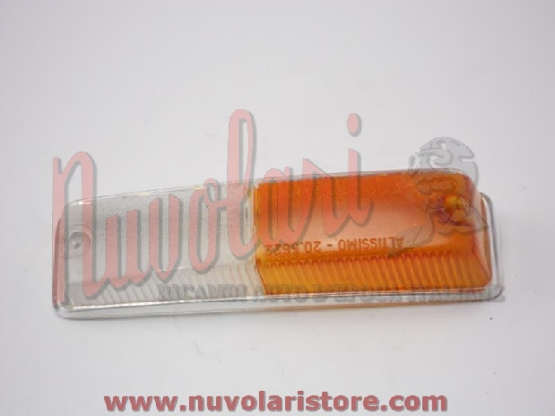 2 LENTI ANTERIORI ALTISSIMO BIANCO ARANCIO PER ALFA ROMEO GIULIA 1300 