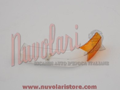 LENTE ANT. CARELLO BIANCO ARANCIO CORTO PER ALFA ROMEO 1750 GT VELOCE I°SERIE 
