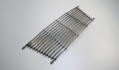 MASCHERINA CENTRALE ACCIAIO INOX / STAINLESS STEEL FRAME MASK LANCIA FULVIA HF 1600 I SERIE COUPE'