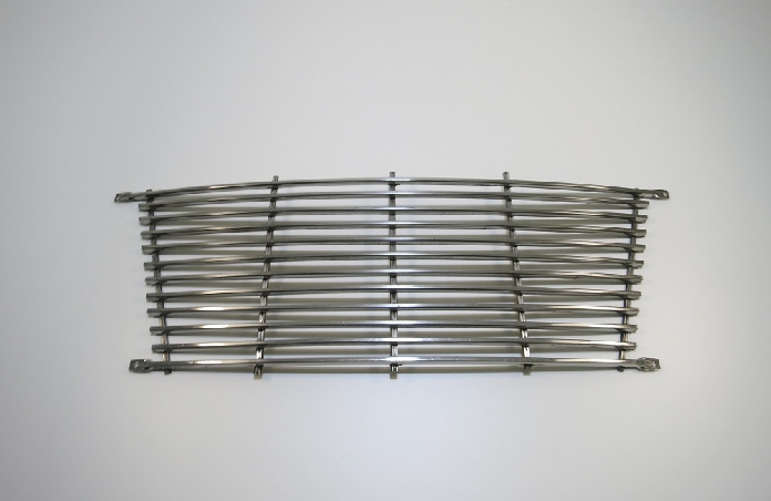 MASCHERINA CENTRALE ACCIAIO INOX / STAINLESS STEEL FRAME MASK LANCIA FULVIA RALLY 1300 HF COUPE'-0