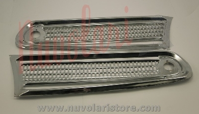 COPPIA GRIGLIE FANALINO / PAIR GRIDS LIGHTS ALFA ROMEO GIULIETTA TI 1300 II SERIE BERLINA