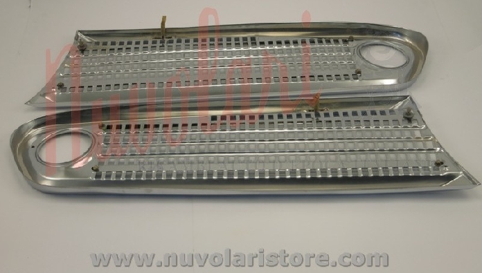 COPPIA GRIGLIE FANALINO GRANDE / PAIR OF GRIDS LARGE LIGHTS ALFA ROMEO GIULIETTA TI 1300 III SERIE BERLINA-1