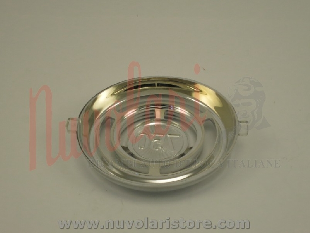 FREGIO CENTRALE IN PLASTICA / PLASTIC CENTRAL LOGO FIAT 750 VIGNALE SPIDER-1