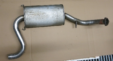 SILENZIATORE TERMINALE ORIGINALE ALFA ROMEO ALFA 6 GTV 2500 / ORIGINAL TEMINAL SILENCER ALFA ROMEO ALFA 6 GTV 2500