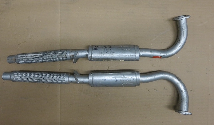 COPPIA COLLETTORI DI SCARICO ALFA ROMEO ALFETTA GTV 2500 / COUPLE OF DISCHARGE COLLECTORS ALFA ROMEO ALFETTA GTV 2500