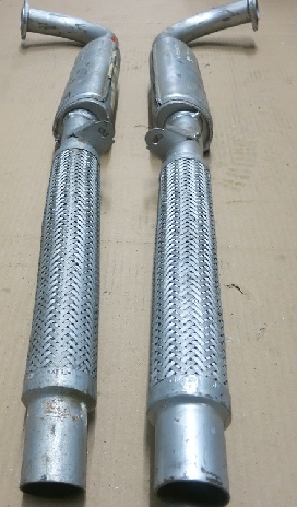 COPPIA COLLETTORI DI SCARICO ALFA ROMEO ALFETTA GTV 2500 / COUPLE OF DISCHARGE COLLECTORS ALFA ROMEO ALFETTA GTV 2500-0