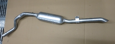 SILENZIATORE TERMINALE ALFA ROMEO ALFETTA BERLINA 1.6 - 1.8 - 2.0 / TERMINAL SILENCER ALFA ROMEO ALFETTA BERLINA 1.6 - 1.8 - 2.0