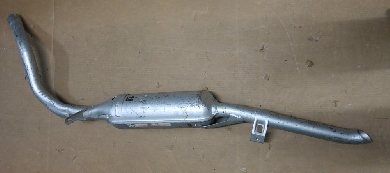 SILENZIATORE TERMINALE ORIGINALE HELLEBORE  ALFETTA BERLINA 1.6 - 1.8 - 2.0 / ORIGINAL TERMINAL SILENCER HELLEBORE ALFETTA BERLI
