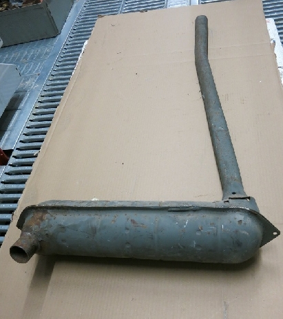 SILENZIATORE CENTRALE ORIGINALE LANCIA BETA COUPE' HPE / ORIGINAL CENTRAL SILENCER LANCIA BETA COUPE' HPE-1