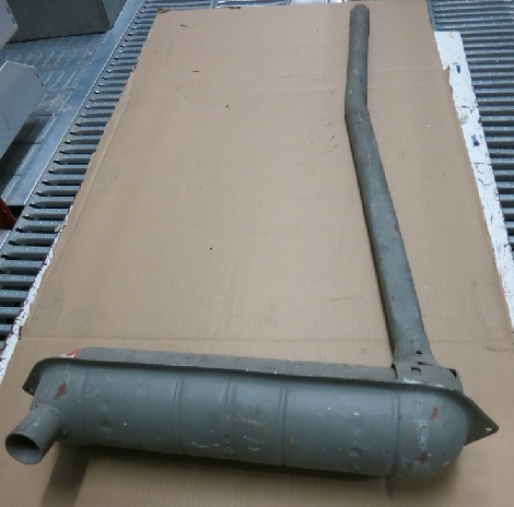 SILENZIATORE CENTRALE ORIGINALE LANCIA BETA HPE 1600 - ORIGINAL CENTRAL SILENCER LANCIA BETA HPE 1600-0