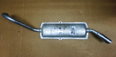 SILENZIATORE TERMINALE FIAT 124 COUPE' 1600 / TERMINAL SILENCER FIAT 124 COUPE' 1600