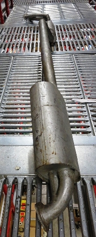 MARMITTA COMPLETA ORIGINALE ALFA ROMEO 1750 PEDALIERA BASSA / ORIGINAL COMPLETE EXHAUST ALFA ROMEO 1750 PEDALIERA BASSA -0