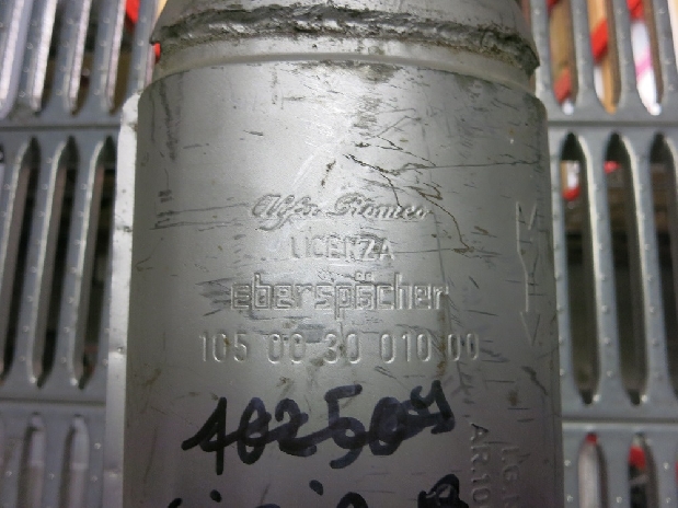 MARMITTA COMPLETA ORIGINALE ALFA ROMEO 1750 PEDALIERA BASSA / ORIGINAL COMPLETE EXHAUST ALFA ROMEO 1750 PEDALIERA BASSA -1