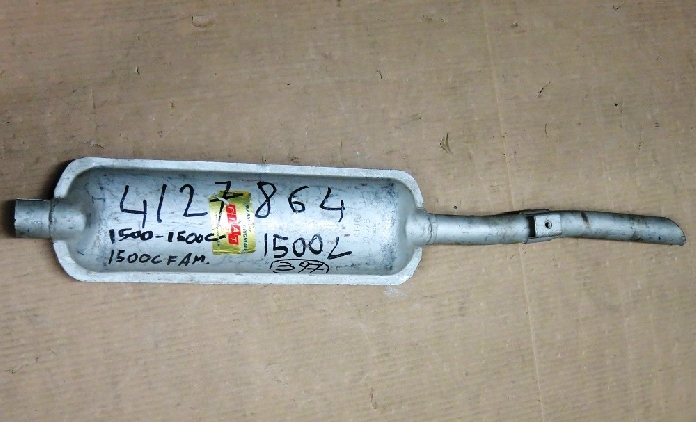 SILENZIATORE TERMINALE ORIGINALE FIAT 1500 C - 1500 L - 1300 / ORIGINAL TERMINAL SILENCER FIAT 1500 C - 1500 L - 1300 