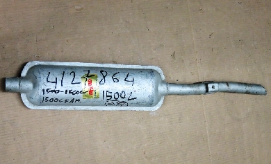 SILENZIATORE TERMINALE ORIGINALE FIAT 1500 C - 1500 L - 1300 / ORIGINAL TERMINAL SILENCER FIAT 1500 C - 1500 L - 1300 
