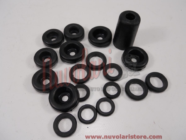 SERIE GOMMINI FRENI FIAT 1100-103 EXPORT / BRAKE RUBBER SERIES FIAT 1100-103 EXPORT-1