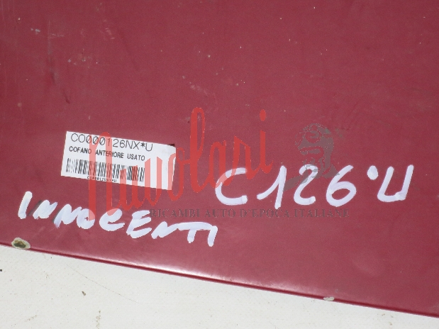 COFANO ANTERIORE INNOCENTI 1100 - 950  / FRONT BONNET INNOCENTI 1100 - 950-1