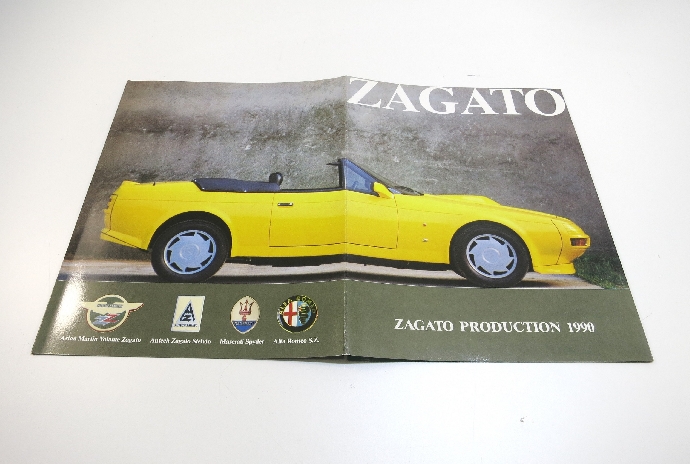 DEPLIANT ZAGATO PRODUCTION 1990-0