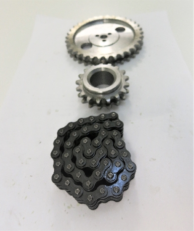 KIT COMPLETO DISTRIBUZIONE FIAT 500 B / DISTRIBUTION KIT -1