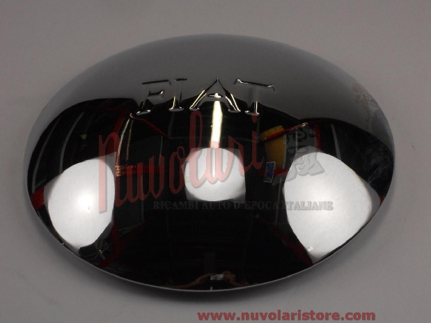 COPPA RUOTA CROMATA FIAT 1100 E / CHROME WHEEL COVER