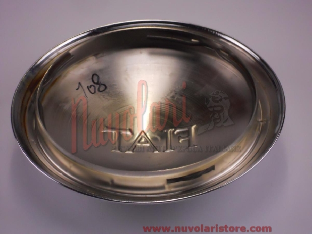 COPPA RUOTA CROMATA FIAT 1100 E / CHROME WHEEL COVER-0