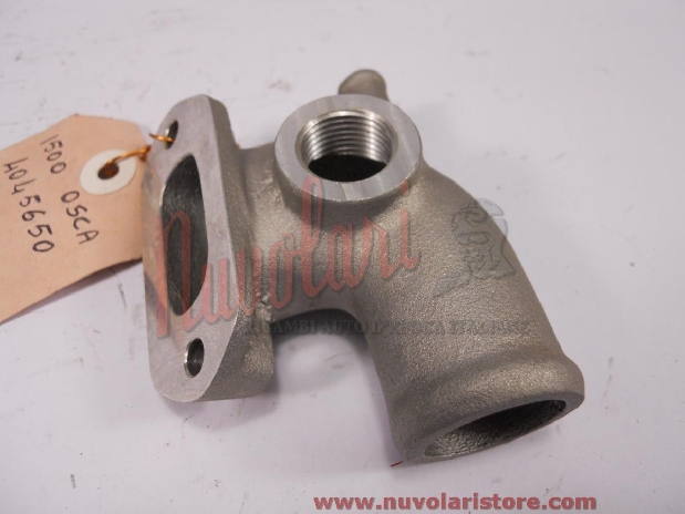BOCCHETTONE SUPERIORE SU TESTA CON RACCORDO FIAT 1500 S OSCA / PIPE UNION WITH JUNTION