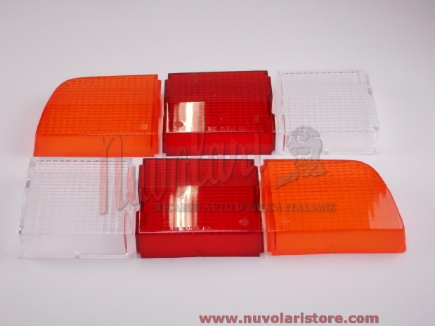 SERIE PLASTICHE POSTERIORI ALTISSIMO FIAT DINO 2400 - LAMBORGHINI MIURA /  REAR PLASTIC SERIES