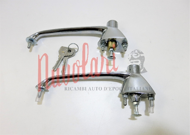 COPPIA MANIGLIA ESTERNA FIAT 1200 - 1500 OSCA - 1600 OSCA / PAIR OF EXTERNAL HANDLE-0