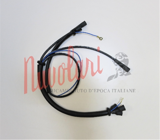SERIE CAVI CANDELE AUTOBIANCHI  BIANCHINA / SPARK PLUGS CABLES 