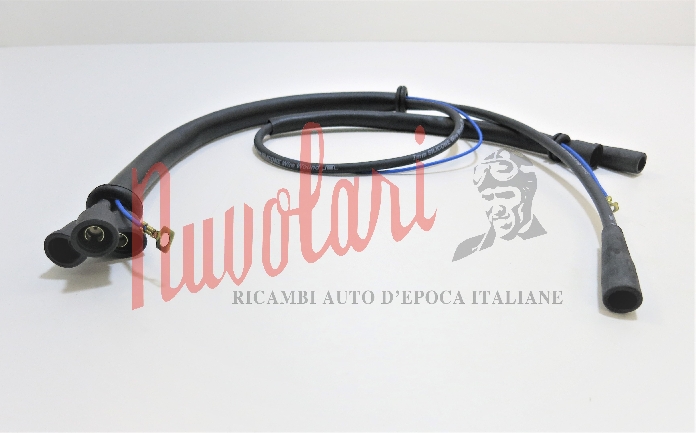 SERIE CAVI CANDELE AUTOBIANCHI  BIANCHINA / SPARK PLUGS CABLES -0