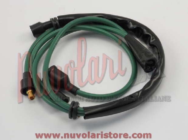 SERIE CAVI CANDELE VERDI FIAT 126 / SPARK PLUGS CABLES 