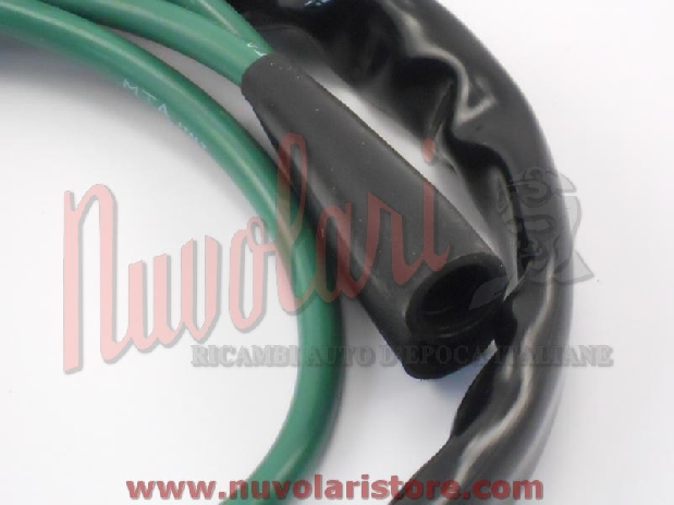 SERIE CAVI CANDELE VERDI FIAT 126 / SPARK PLUGS CABLES -1